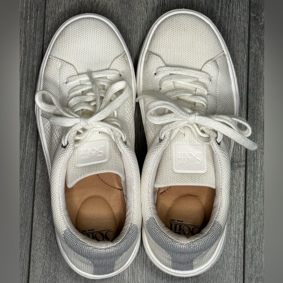 Söfft - White Waylyn Lace up Sneaker, Size 6.5 M - Picture 1 of 6